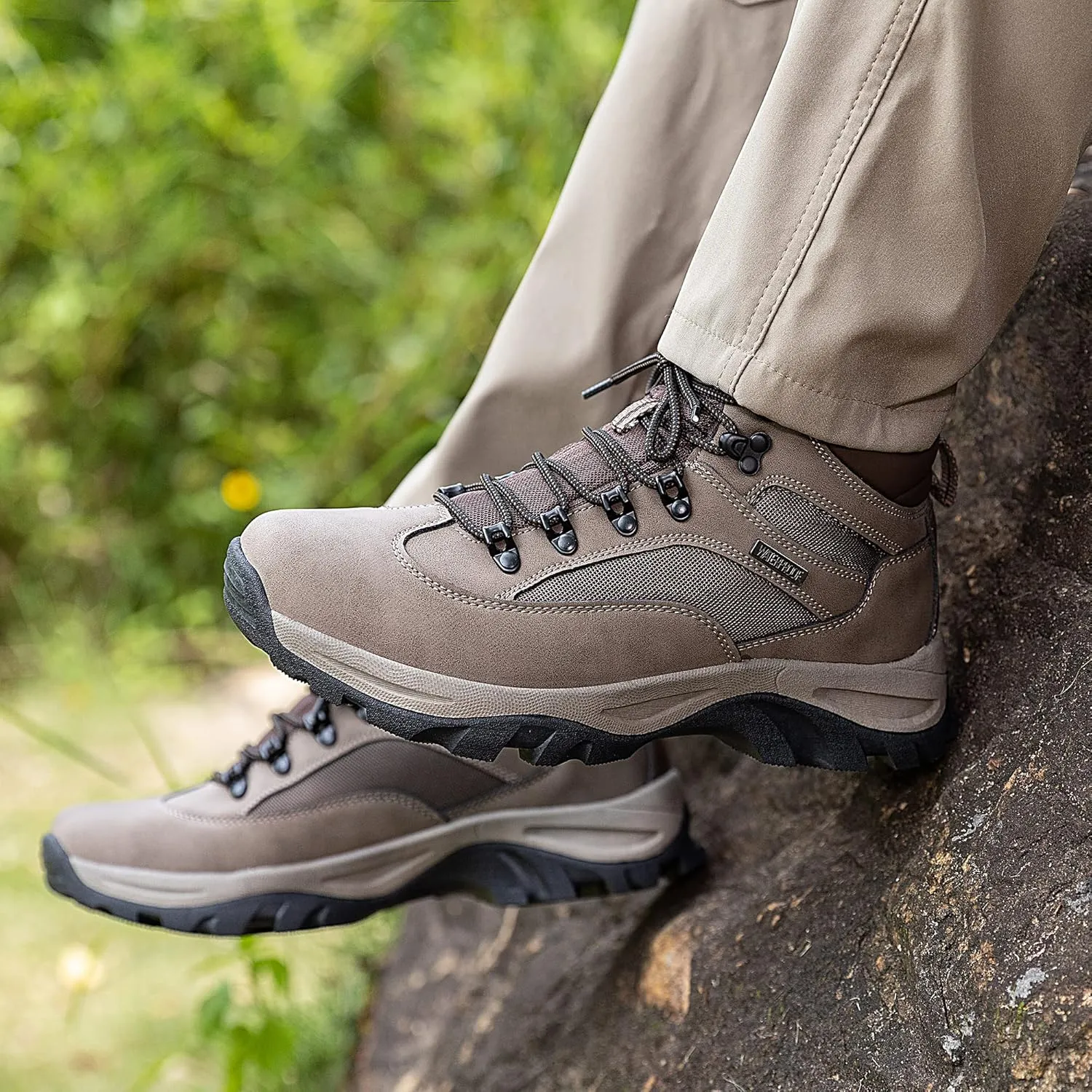 CC-Los Men's Hiking Shoes | Waterproof Work Shoes | Non-Slip & Comfortable Walking Size 7.5-14