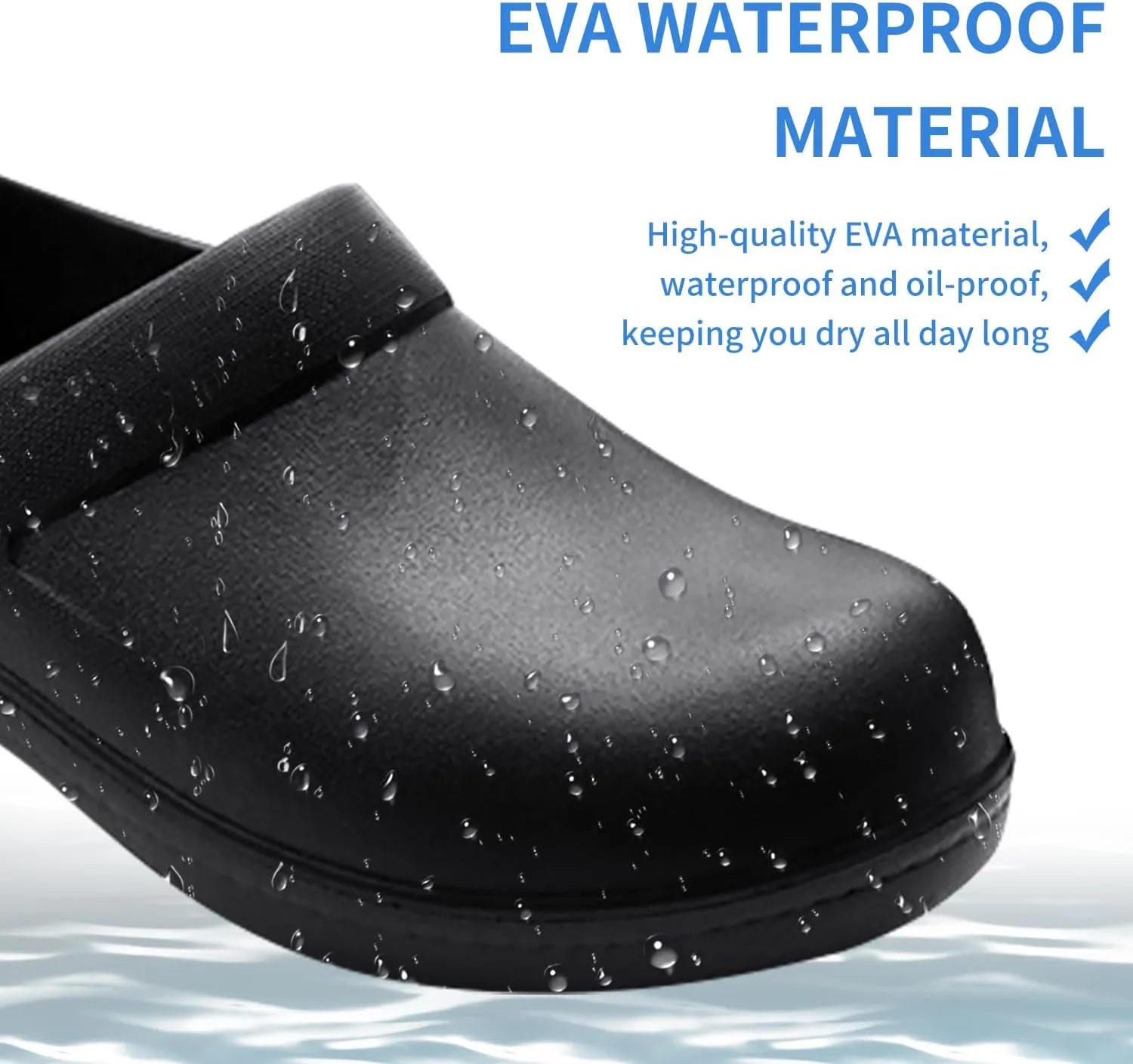 Chef Shoes for Men - Slip Resistant, Lightweight & Waterproof Zapatos de Chef for Women, Ideal Work Shoes for Kitchens