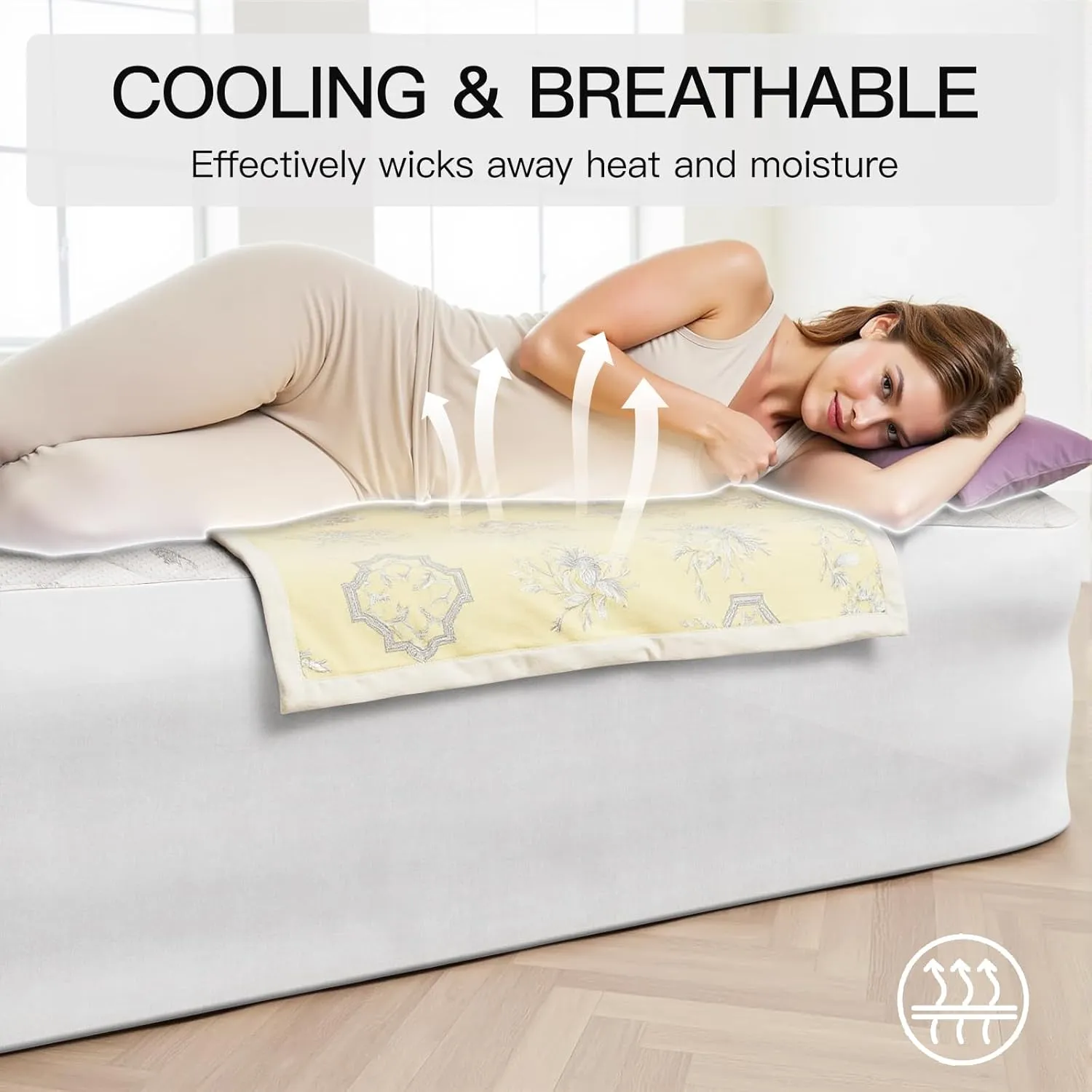 CHILLSUN Waterproof Mattress Protector Twin Fitted Sheet with Stretchable Pockets, Deep Sleep Noiseless Cooling Soft & Breathable Hypoallergenic Material, Extra Thick Mattresses Cover for Bed