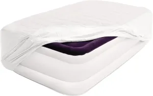 CHILLSUN Waterproof Mattress Protector Twin Fitted Sheet with Stretchable Pockets, Deep Sleep Noiseless Cooling Soft & Breathable Hypoallergenic Material, Extra Thick Mattresses Cover for Bed