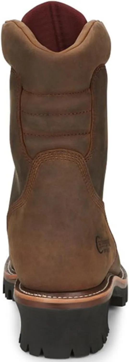 Chippewa Men's Lace-Up Waterproof Logger Work Boot Steel Toe - 59407