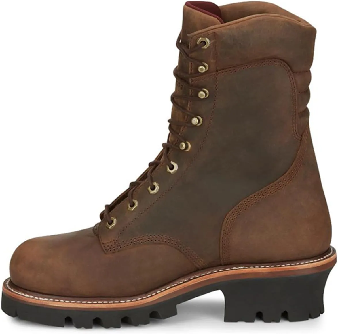 Chippewa Men's Lace-Up Waterproof Logger Work Boot Steel Toe - 59407