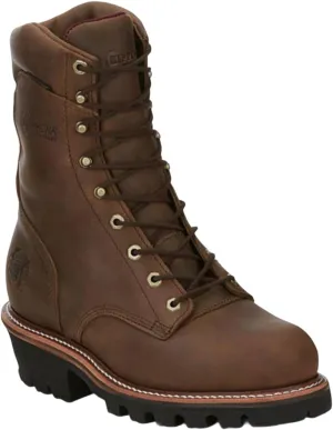 Chippewa Men's Lace-Up Waterproof Logger Work Boot Steel Toe - 59407