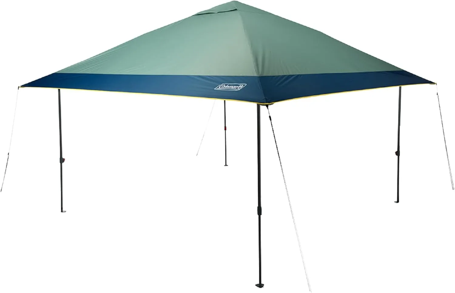 Coleman Oasis Instant Pop-Up Canopy Tent with Side Wall Attachment 10x10ft/13x13ft Portable Shelter with One-Push Setup & Takedown Robust Frame with Wheeled Carry Bag