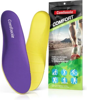Comfort Insoles Men Women 275 Premium Soft Cushioning and Arch Support for Long Hours Walking