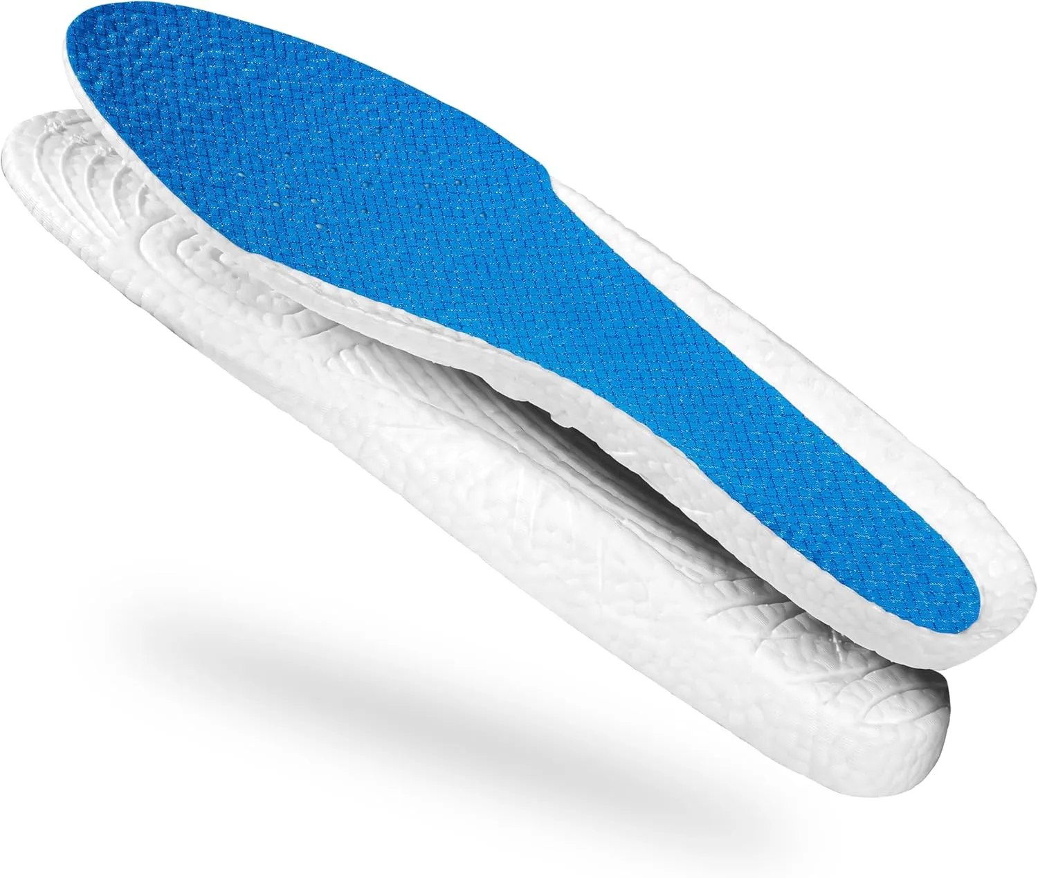 Comfort Ultra Deluxe 2.0 Insoles // All Day Support, Relieve Foot Pain (Ocean Blue, US 9-13)