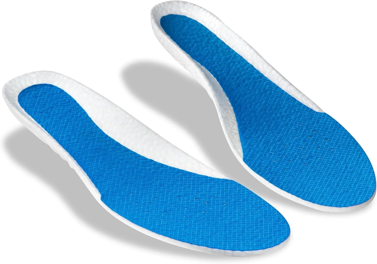 Comfort Ultra Deluxe 2.0 Insoles // All Day Support, Relieve Foot Pain (Ocean Blue, US 9-13)