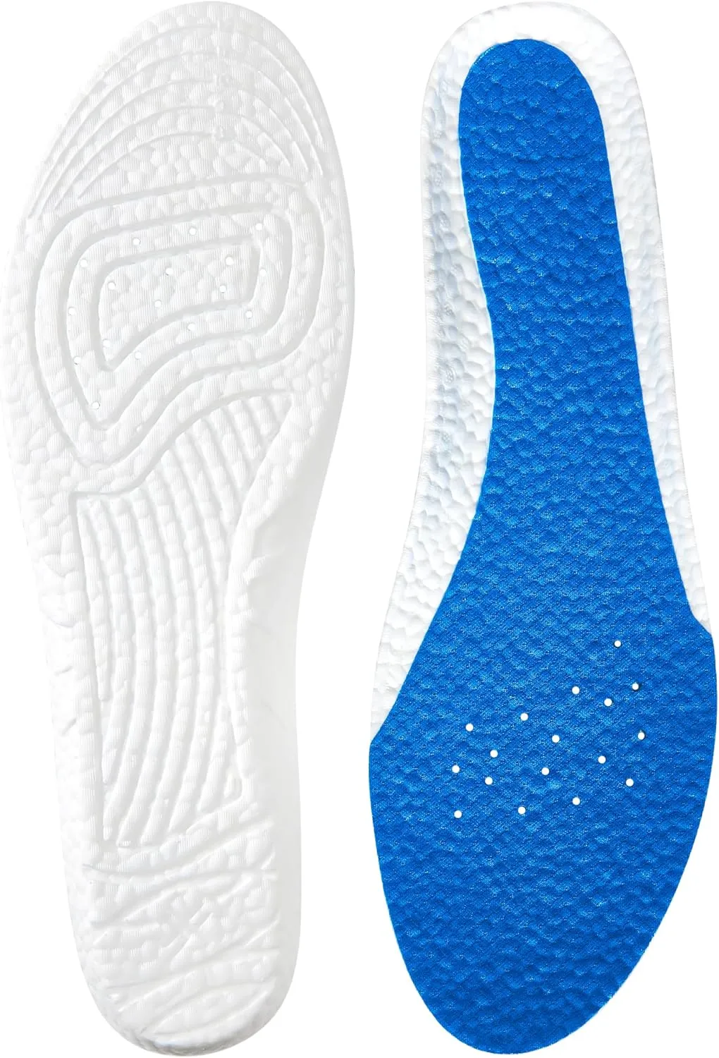 Comfort Ultra Deluxe 2.0 Insoles // All Day Support, Relieve Foot Pain (Ocean Blue, US 9-13)