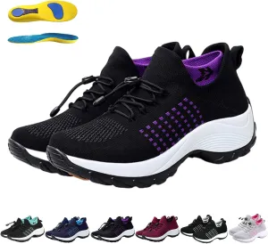 Comfort Wear Orthowear Shoes for Women, Comfortwear Ortho Shoes for Women Plantar Fasciitis, Air Cushion Ortho Stretch Cushion Shoes for Women with Insole