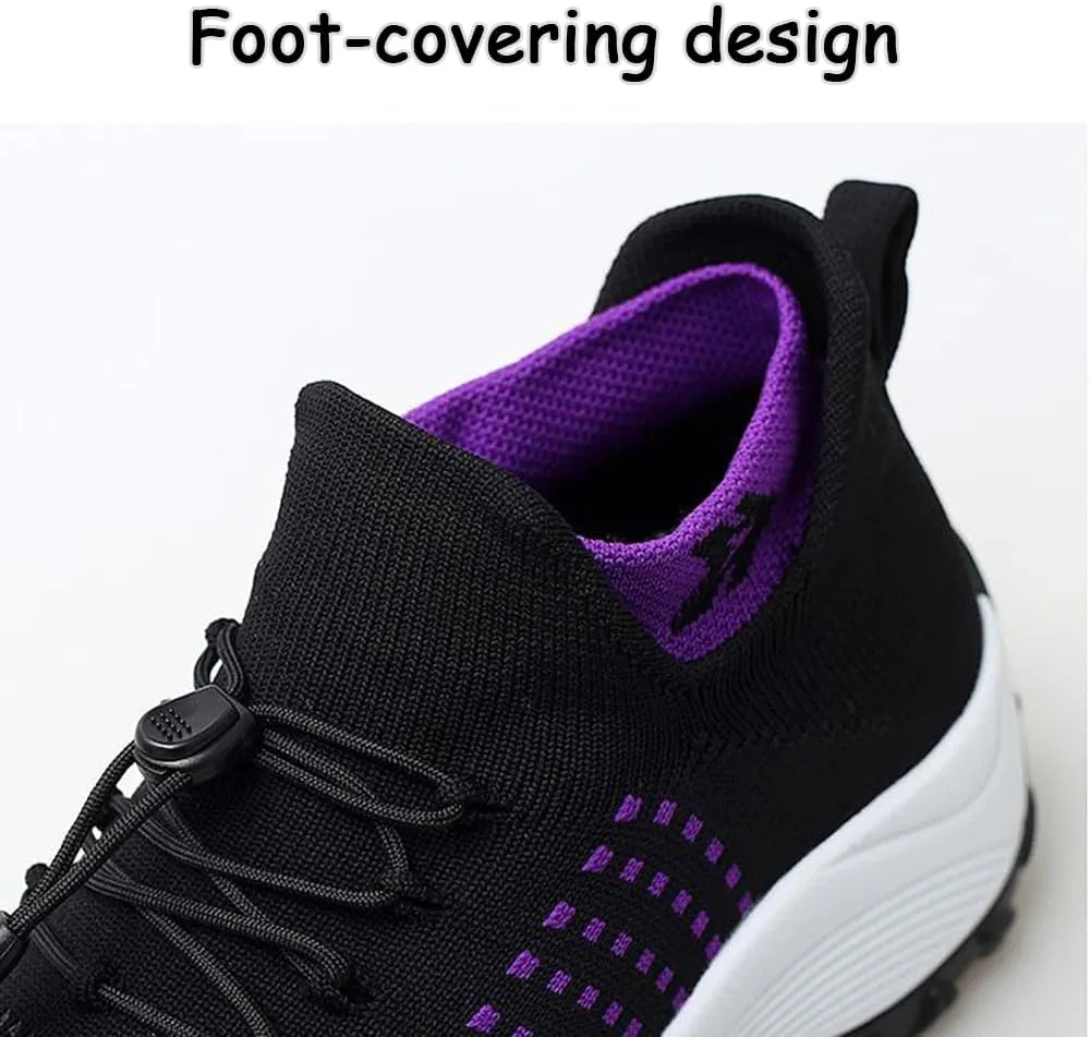 Comfort Wear Orthowear Shoes for Women, Comfortwear Ortho Shoes for Women Plantar Fasciitis, Thick Air Cushion Stretch Casual Tennis Shoes Wide Width with Insole