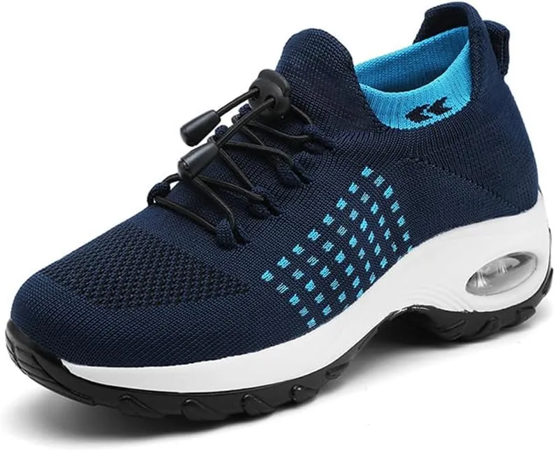 Comfort Wear Orthowear Shoes for Women, Comfortwear Ortho Shoes for Women Plantar Fasciitis, Thick Air Cushion Stretch Casual Tennis Shoes Wide Width with Insole