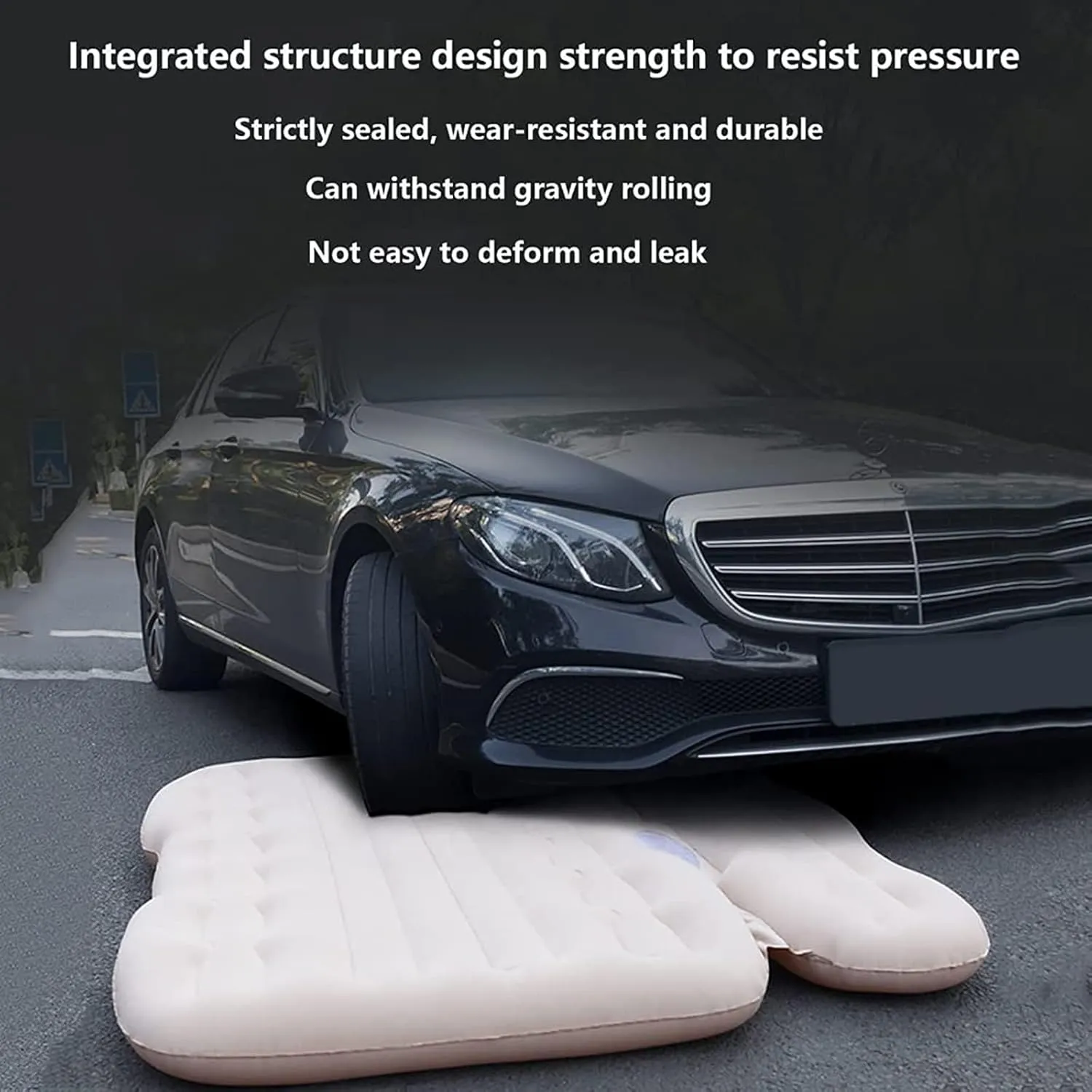 Compatible with Range Rover (L322) 2010-2012, Car Inflatable Mattress Outdoor Camping Back Seat Air Bed Cushion with Air Pump Portable Travel Tool,M