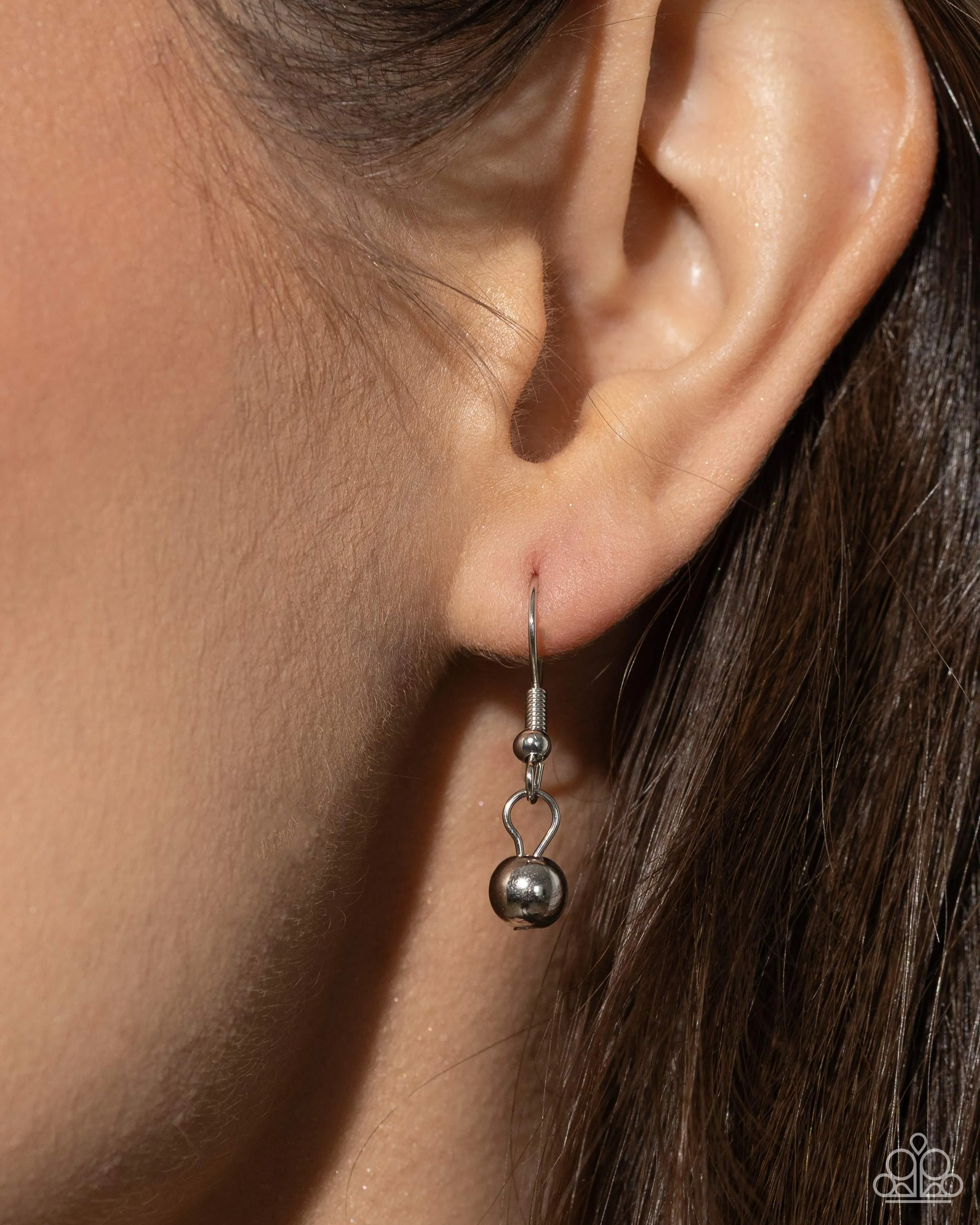 Complete Look - Fabricated Finesse Necklace & Engraved Excitement Earrings - Brown Heart Set
