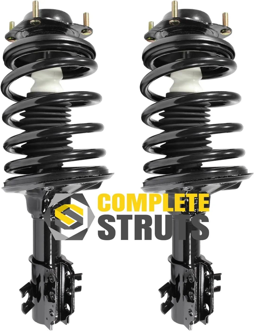 COMPLETESTRUTS Front Quick Complete Strut Assemblies with Coil Springs Replacement for 1997-2002 Ford Escort - Set of 2