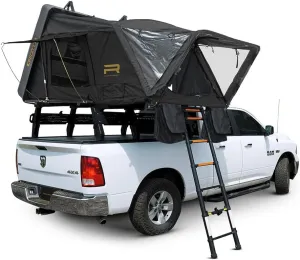 Condor 2 XL Air Hard-Shell Roof Top Tent for Car Camping and Overlanding, Waterproof, Heavy-Duty Shell with LINE-X, 3-4 Person Tent, Easy Assembly, with air Mattress and Universal Mounting Brackets