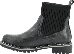 Corkys Footwear Womens Cabin Fever Bootie - Featuring a Sock Top Upper, A Lug Outsole with a 1-Inch Heel, Comfortable and Cushioned Insoles For All-Day Wear