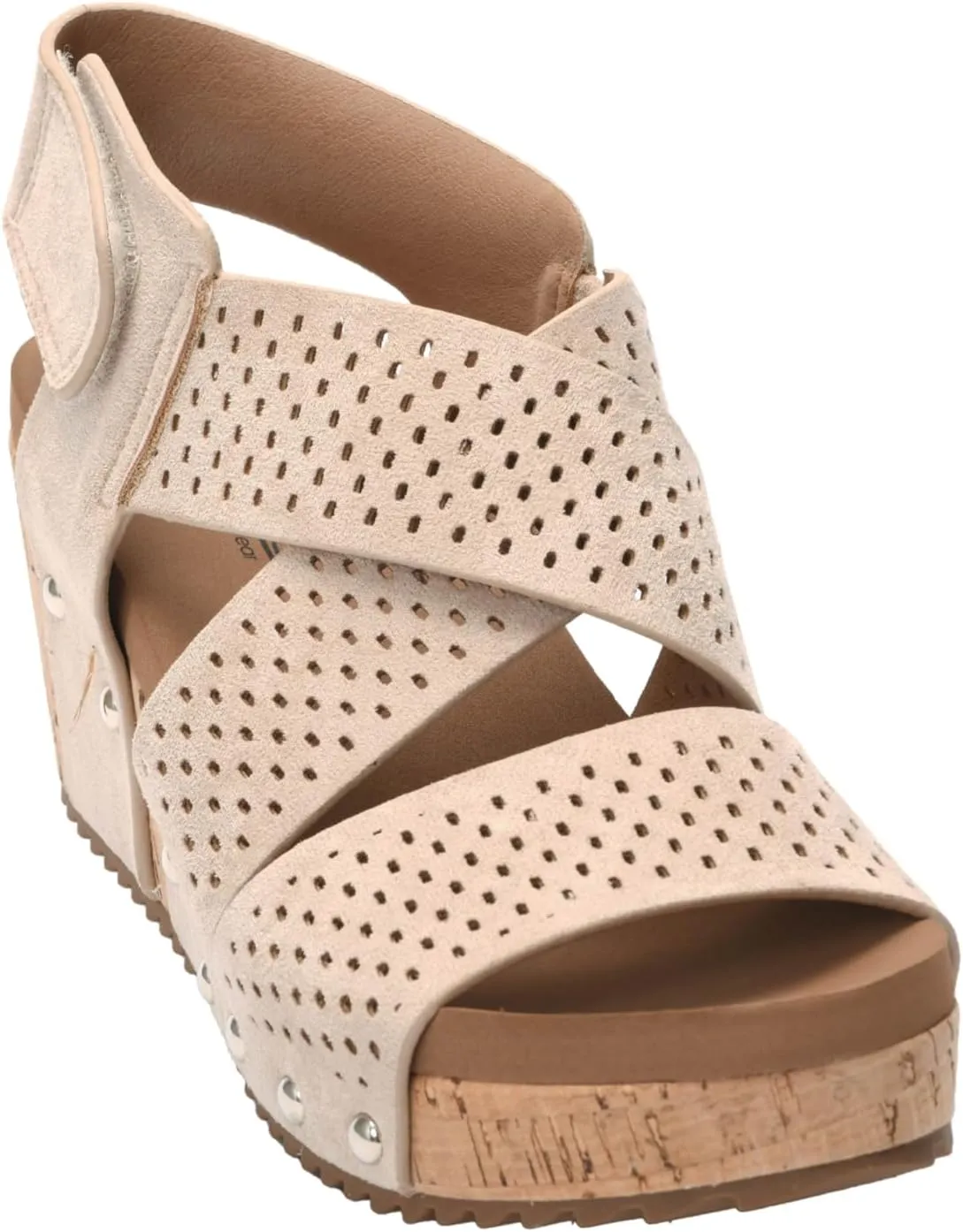 Corkys Footwear Womens Guilty Pleasure Wedges - Featuring a 2.5-Inch Heel, Corkys Signature Soft Cushion EVA Insoles, And A Strappy and Breathable Upper