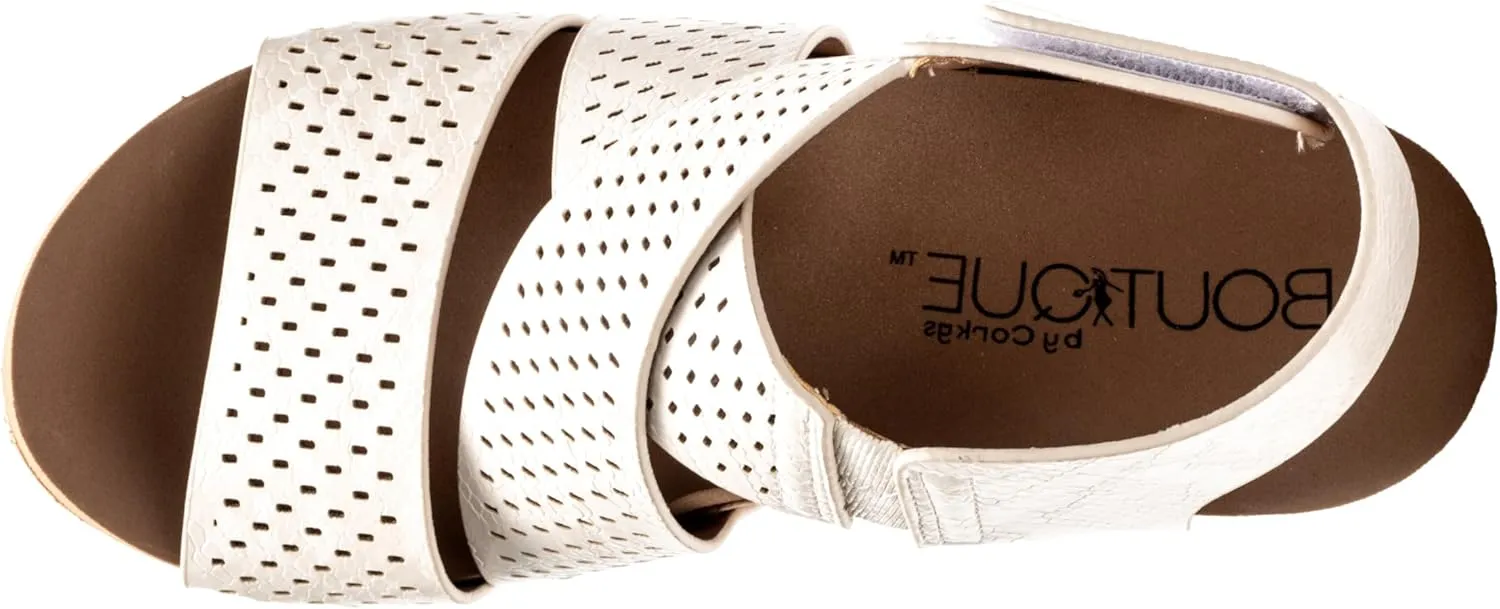 Corkys Footwear Womens Guilty Pleasure Wedges - Featuring a 2.5-Inch Heel, Corkys Signature Soft Cushion EVA Insoles, And A Strappy and Breathable Upper