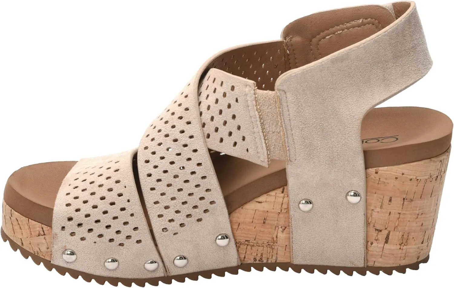 Corkys Footwear Womens Guilty Pleasure Wedges - Featuring a 2.5-Inch Heel, Corkys Signature Soft Cushion EVA Insoles, And A Strappy and Breathable Upper