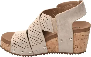 Corkys Footwear Womens Guilty Pleasure Wedges - Featuring a 2.5-Inch Heel, Corkys Signature Soft Cushion EVA Insoles, And A Strappy and Breathable Upper