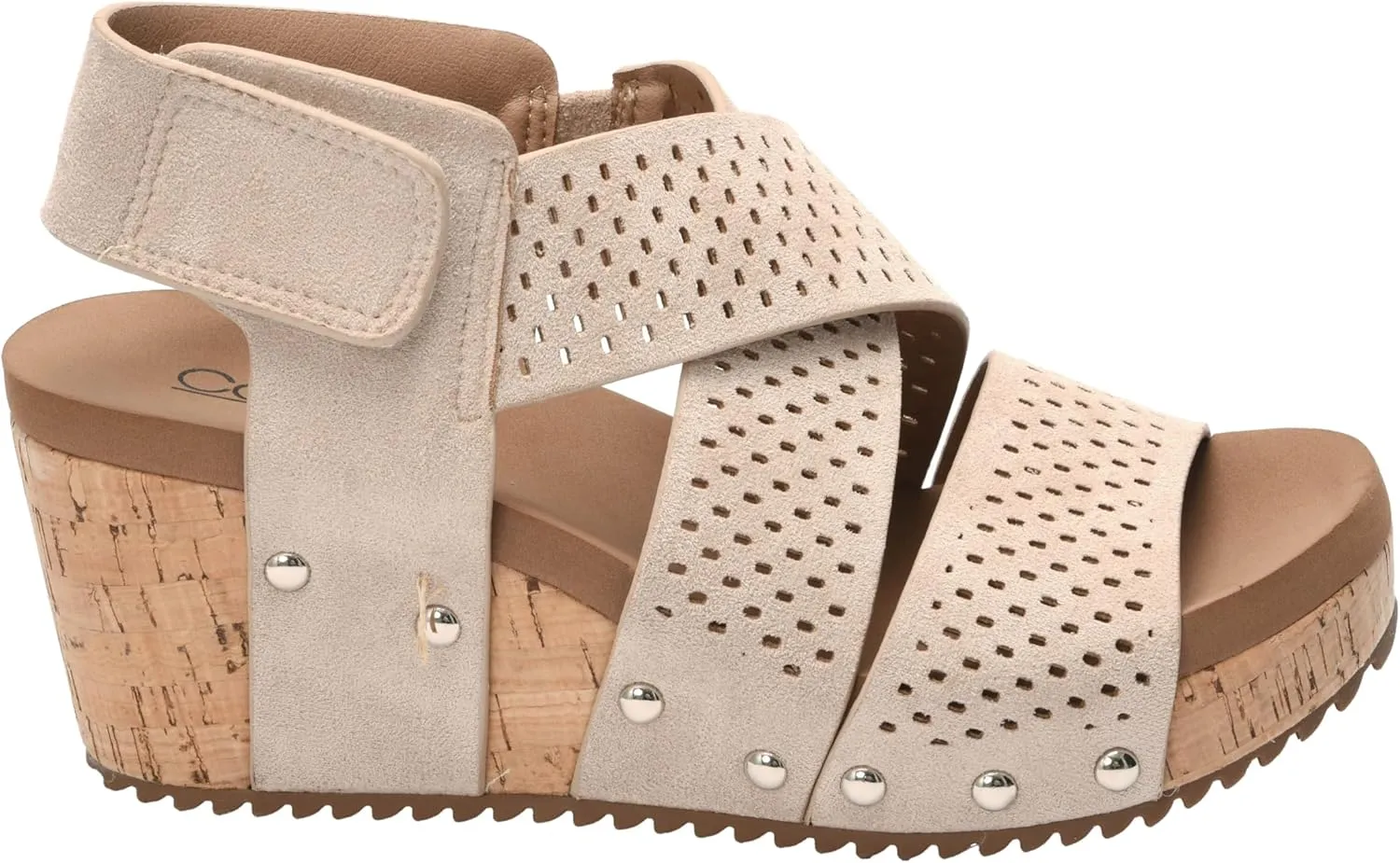 Corkys Footwear Womens Guilty Pleasure Wedges - Featuring a 2.5-Inch Heel, Corkys Signature Soft Cushion EVA Insoles, And A Strappy and Breathable Upper