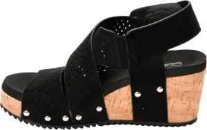 Corkys Footwear Womens Guilty Pleasure Wedges - Featuring a 2.5-Inch Heel, Corkys Signature Soft Cushion EVA Insoles, And A Strappy and Breathable Upper