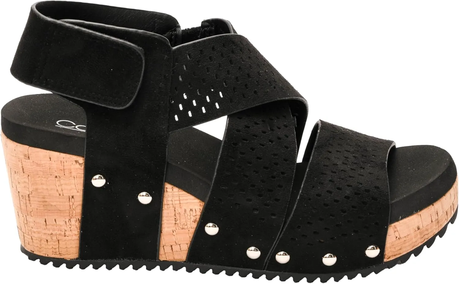 Corkys Footwear Womens Guilty Pleasure Wedges - Featuring a 2.5-Inch Heel, Corkys Signature Soft Cushion EVA Insoles, And A Strappy and Breathable Upper
