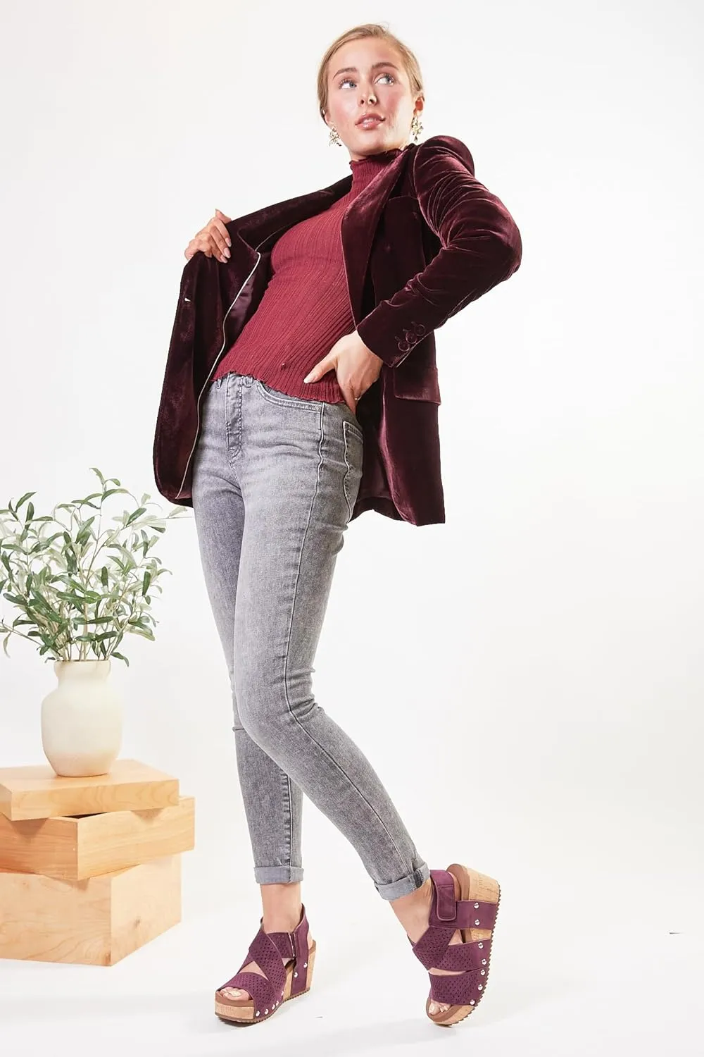 Corkys Footwear Womens Guilty Pleasure Wedges - Featuring a 2.5-Inch Heel, Corkys Signature Soft Cushion EVA Insoles, And A Strappy and Breathable Upper