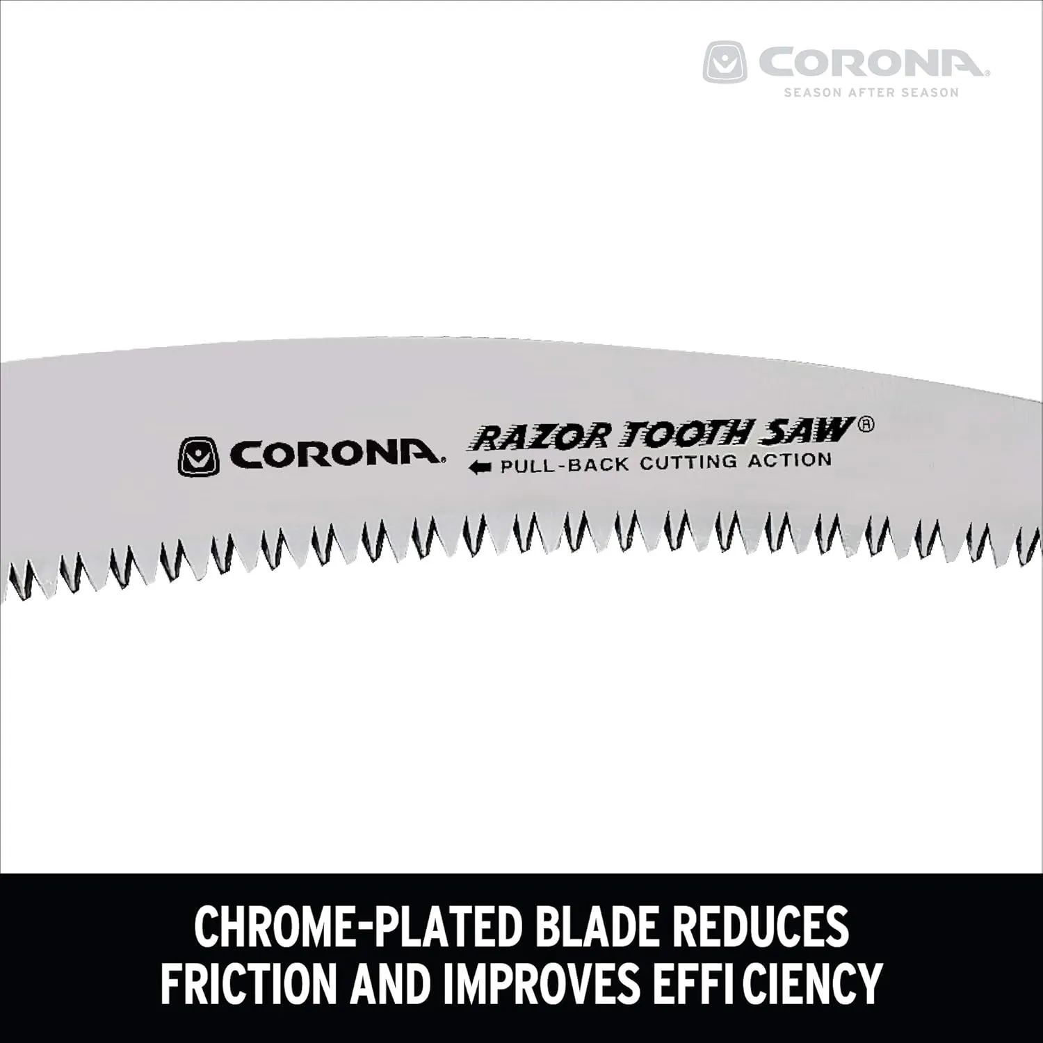 Corona Tools 10-Inch RazorTOOTH Folding Pruning Designed for Single Use | Curved Blade Hand Saw | Cuts Branches Up to 6" in Diameter | RS16150, Red