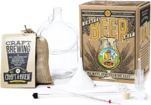 Craft A Brew - Oktoberfest Ale - Beer Making Kit - Make Your Own Craft Beer - Complete Equipment and Supplies - Starter Home Brewing Kit - 1 Gallon