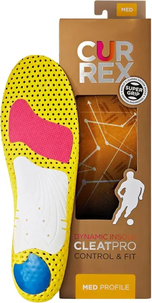CURREX CleatPro Performance Boosting Arch Support Insoles for Shoes