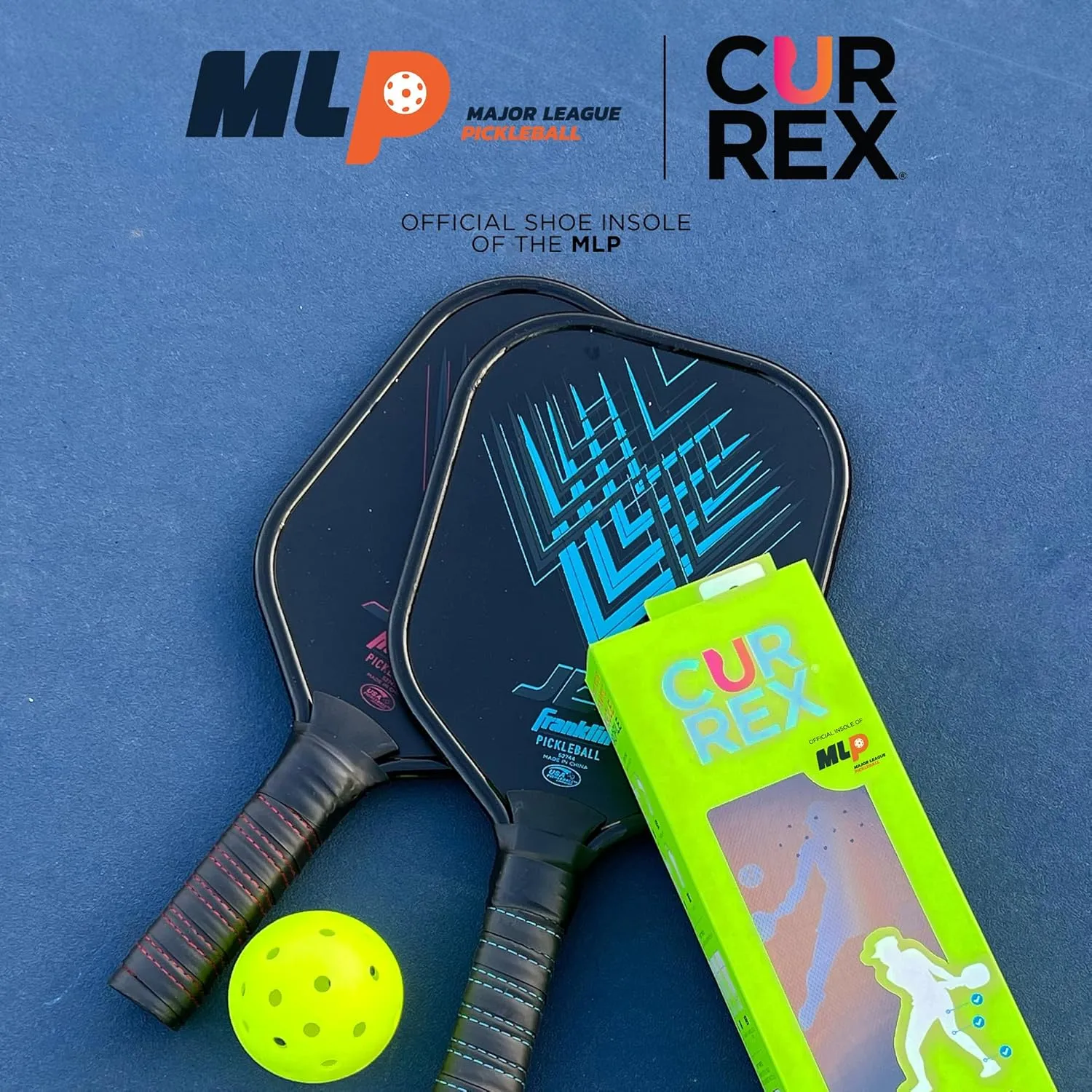 CURREX PICKLEBALLPRO Insoles for Pickleball Shoes – Arch Support Inserts w/Super Grip Surface & Premium Heel Cushioning, Helps Improve Foot Stability – for Men & Women– Medium Arch, Medium
