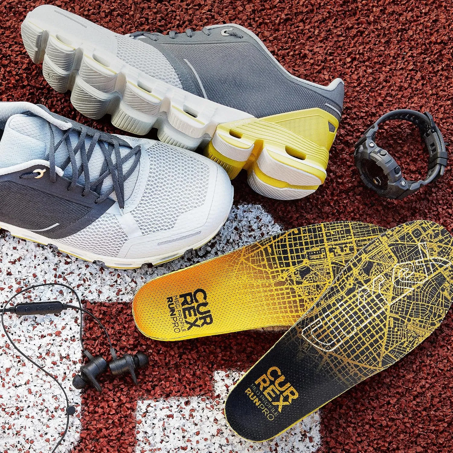 CURREX RunPro Insoles for Running Shoes – Arch Support Inserts to Help Reduce Fatigue, Prevent Injuries & Boost Performance – for Men & Women – Medium Arch, XL