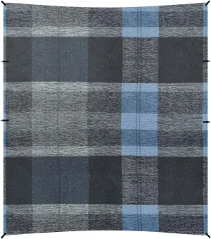 Darkslatebuffalo Turquoise Plaid Check Tartan Scotland Foldable Beach Canopy UPF50  Protection Waterproof Sun Shade with Sandbags and Shovel for Backyard, Grassland, Park