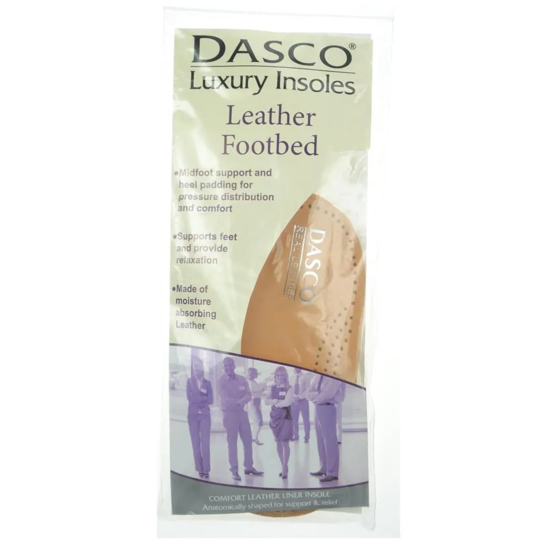 Dasco Arch Comfort Leather Insoles