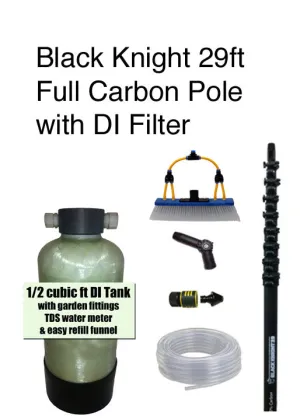 DI Filter With 29FT Black Knight Pole Kit - SHIPS FREE