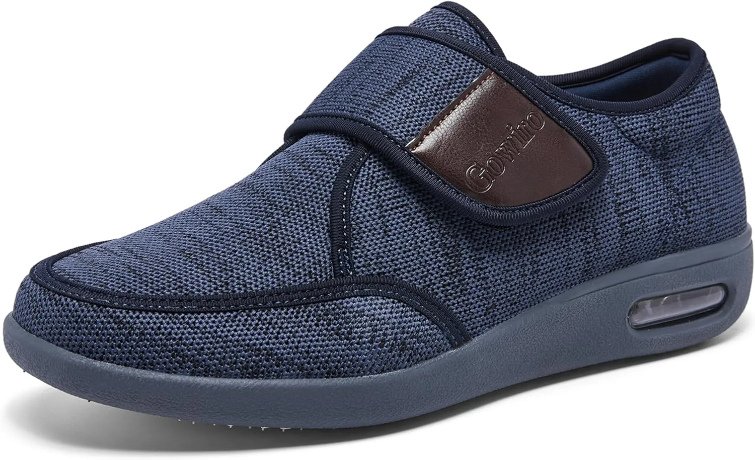 Diabetes Shoes Wide Version Elderly Shoes, No Need to tie Shoelaces Anti-Skid Breathable Light Expansion Foot Walking Edema Thickened and Widened Sole Walking Shoes