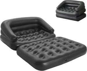 DIMAR GARDEN Inflatable Couch Blow Up Mattress,Outdoor Air Sofa Bed for Camping, Full Size