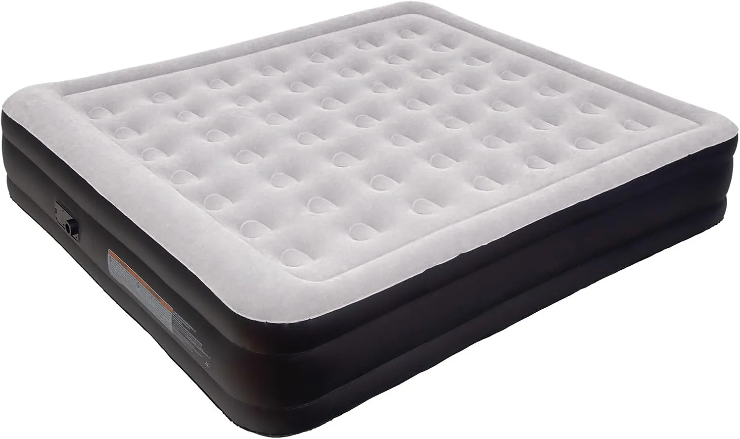 DIMAR GARDEN King Size Air Mattress with Built-in Pump, 18.5” Blow Up Mattress, Inflatable Bed for Home