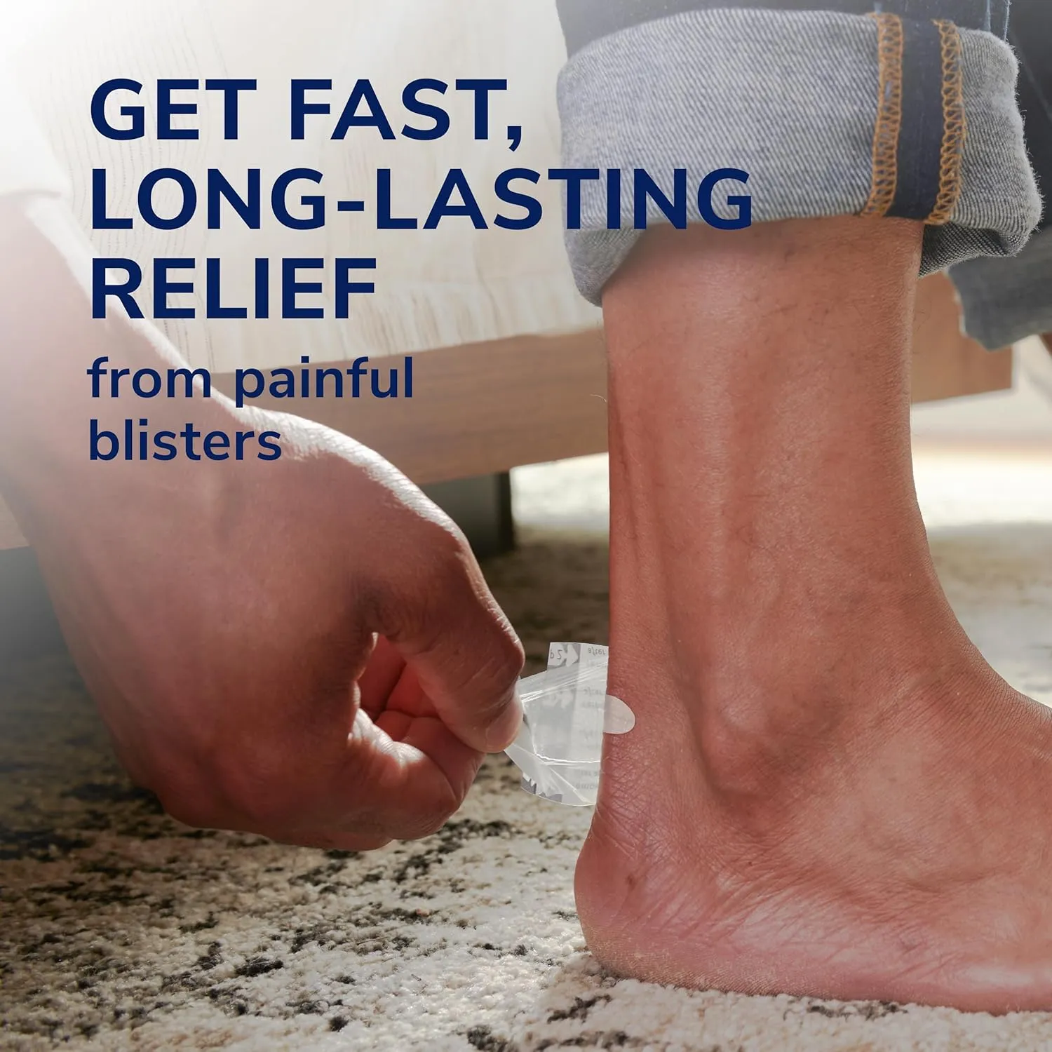 Dr. Scholl’s Blister Pain Relief Complete Kit, 12 ct - The Only Blister Treatment with an Active Pain Reliever, Seal & Heal Bandages with Hydrogel Technology, Blister Pads, 4% Lidocaine to Numb Pain