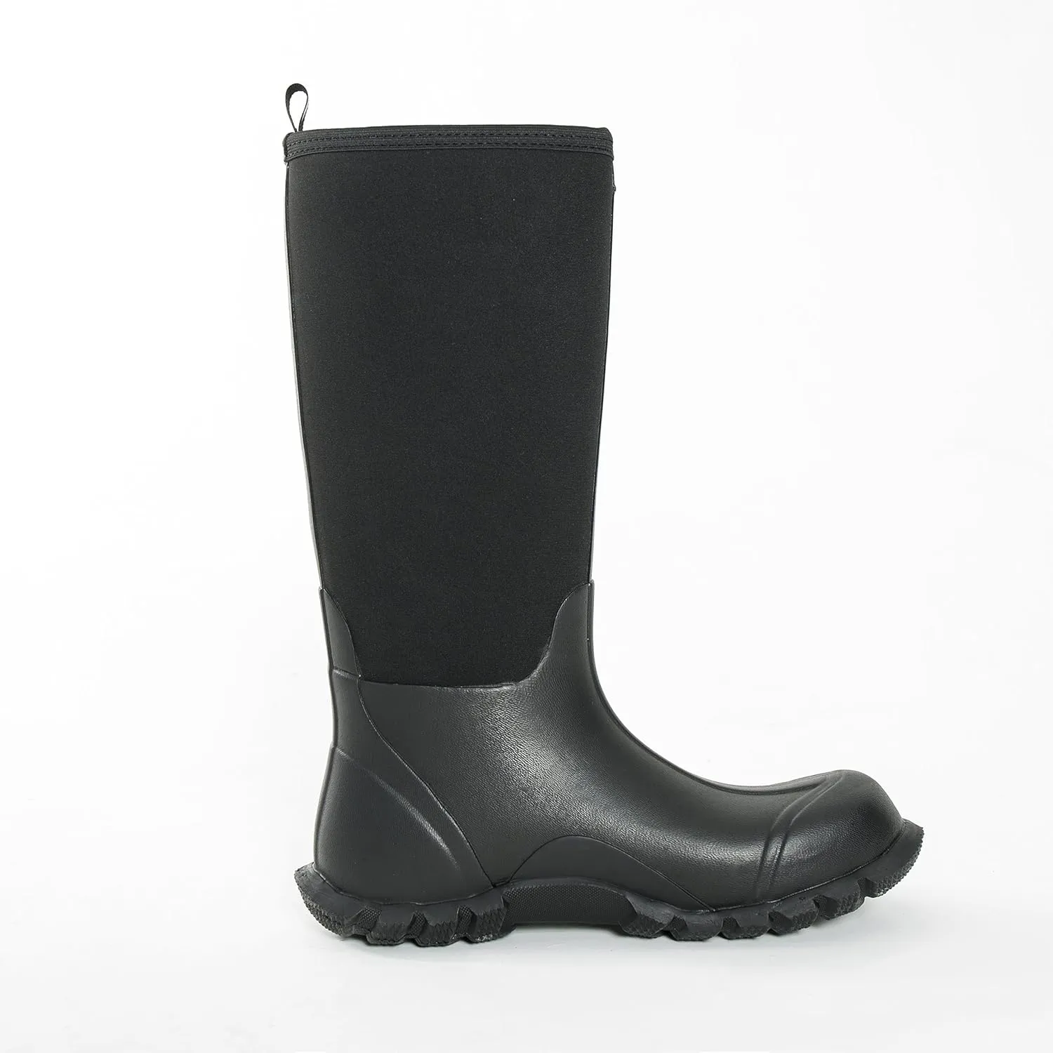 Duck and Fish Buck Man 16 inches Black Fishing Hunting Neoprene Rubber Knee Boot
