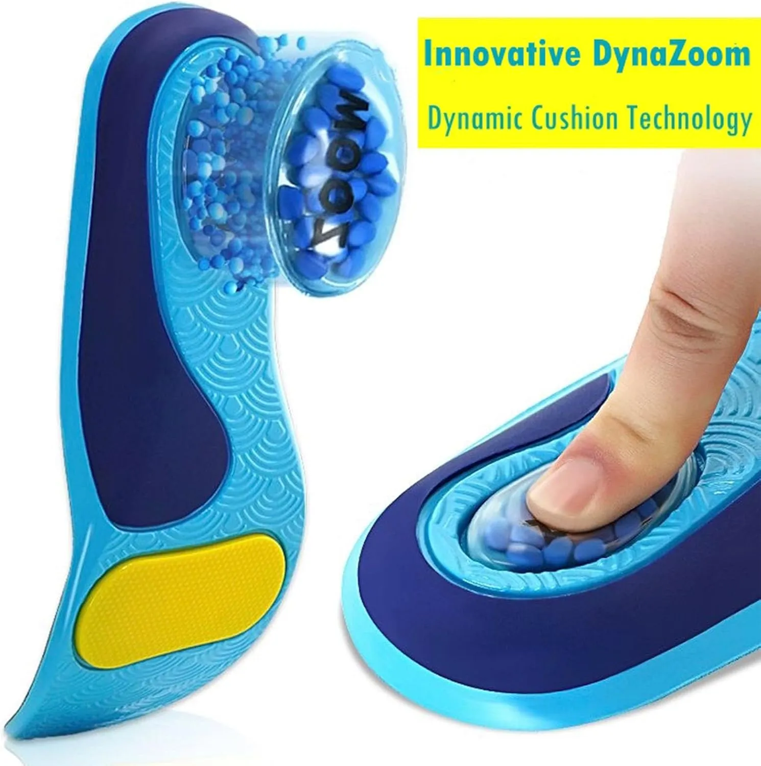 DynaZoom™ Arch Support Insoles Plantar Fasciitis Insoles Orthotic Gel Insoles Women Men Heel Pain Metatarsalgia Shoe Insert Shock Protect Overpronation Flat feet Insole Orthopedic Inner Sole