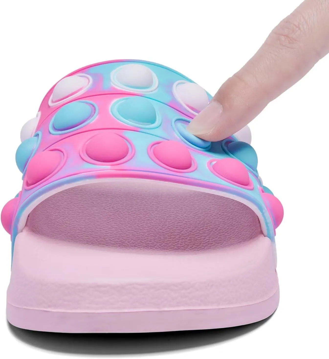 Eashi Slides For Kids,Boys Girls Sandals, Toddler Arch Support Slippers For House Shower Beach Non-Slip