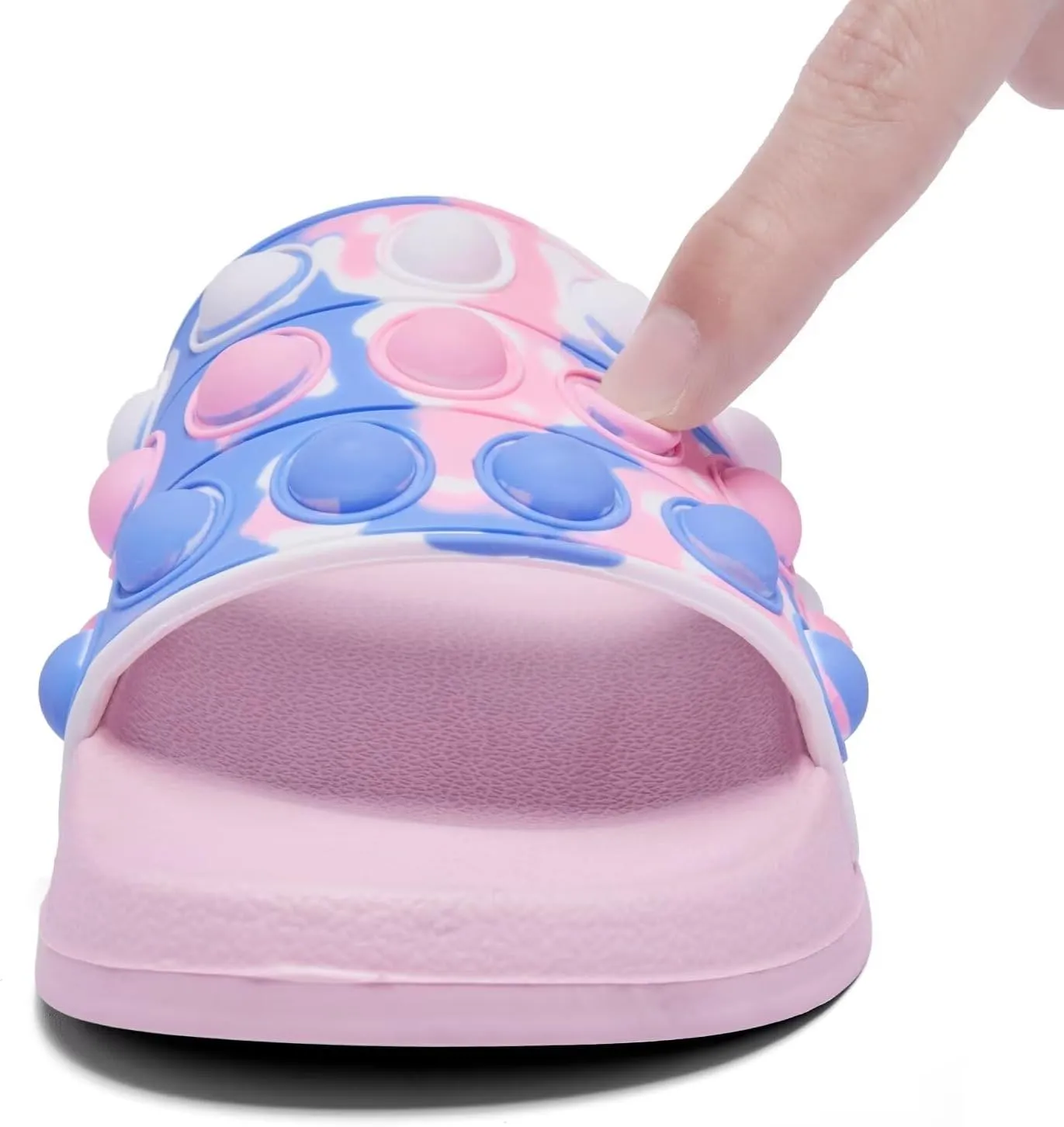 Eashi Slides For Kids,Boys Girls Sandals, Toddler Arch Support Slippers For House Shower Beach Non-Slip