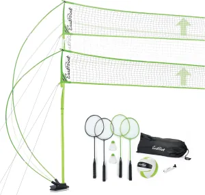 Easy Setup Volleyball Badminton Set