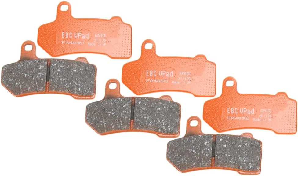 EBC Brakes EBPCK1015 Complete Semi-Sintered V-Pads Brake Pad Change Kit