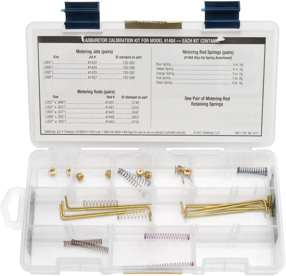 Edelbrock 1486 Performance Series Carburetor Calibration Kit