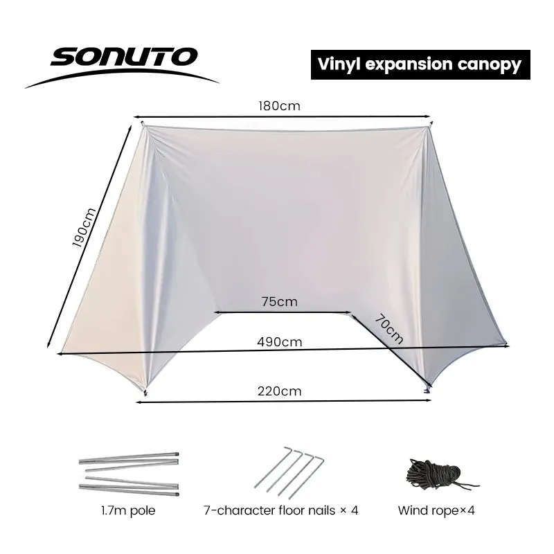 Effortless Shade & Quick Setup: Sonuto One-Touch Automatic Tent