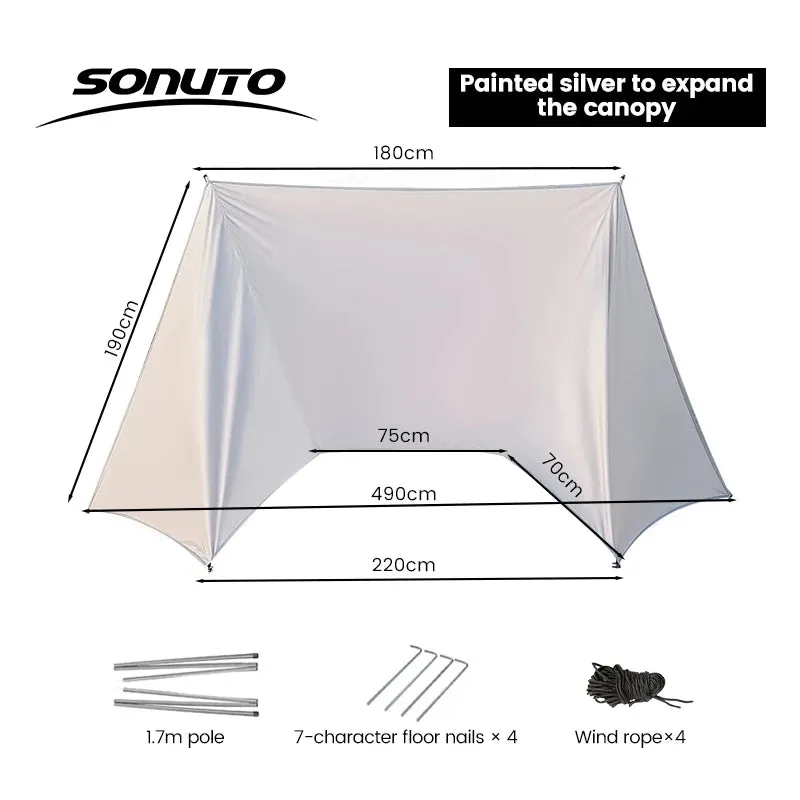 Effortless Shade & Quick Setup: Sonuto One-Touch Automatic Tent
