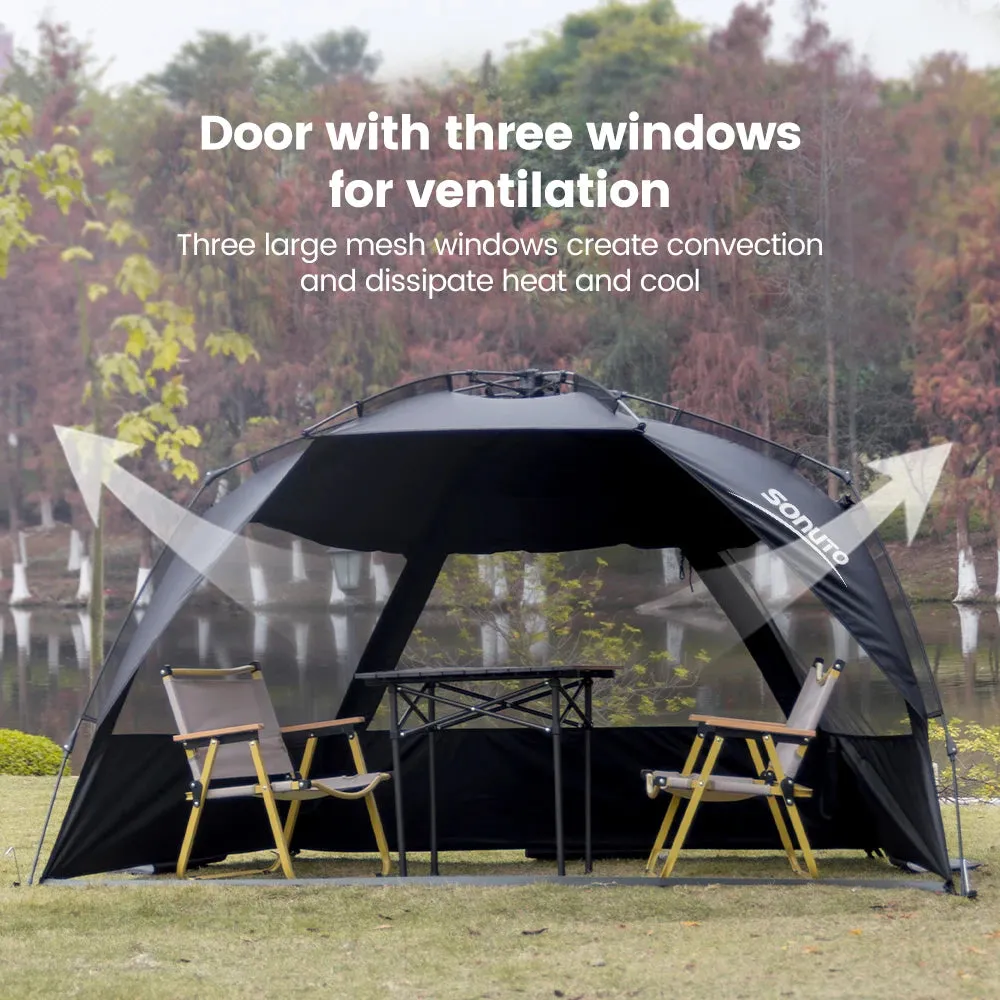 Effortless Shade & Quick Setup: Sonuto One-Touch Automatic Tent